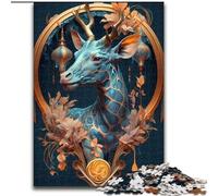 Puzzle 1000 Pieces Jigsaw Giraffe Enchantment Spells Puzzles for Adults size 26x38cm Perfect for Teenagers & Collectors, Ideal Home Decor & Travel Gift