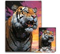 Puzzle 1000 Pieces Jigsaw Golden TigerPaper Jigsaw Challenging Brain Teaser for Teenagers Family Game Night Fun 1000 PCS(38x26cm)