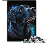 Puzzle 1000 Pieces Jigsaw Labrador Retriever Dog Difficult Puzzles for Adults size 50x75cm for Home Decor, Brain Training