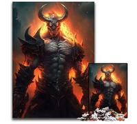 Puzzle 1000 Pieces Jigsaw Monster Hades Hell Wooden Jigsaw Puzzles DIY Decoration Brain Challenge for Adult Family 1000 PCS(75x50cm)