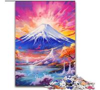 Puzzle 1000 Pieces Jigsaw Mount Fuji Puzzles for Adults size : 50x75cm DIY Decoration, Brain Challenge, for Adult, Family