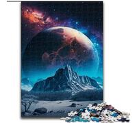 Puzzle 1000 Pieces Jigsaw Mysterious Planet cardboard Jigsaw Puzzles for Adults size 26x38cm Perfect for Halloween, Christmas, Birthday Gift