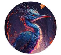 Puzzle 1000 Pieces Jigsaw Mysticism Ostrich Cardboard Jigsaw Puzzles for Adults Brain Teaser Game for Teenagers, Perfect (Size 67.5x67.5cm)