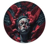 Puzzle 1000 Pieces Jigsaw Nightmares 1000Pc Adults Round Jigsaw Puzzle Perfect for Teenagers & Collectors, Ideal Home Decor & Travel Gift 1000pcs (67.5x67.5cm)