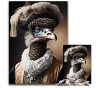 Puzzle 1000 Pieces Jigsaw Ostrich Aristocrat Challenging Puzzles for Birthdays Holidays Best for Christmas 1000 PCS(38x26cm)