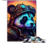 Puzzle 1000 Pieces Jigsaw Panda Warrior Adult Jigsaw Puzzles 1000 Pieces for Birthdays, Holidays, And Special Occasions (Size 26x38 cm)