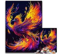 Puzzle 1000 Pieces Jigsaw Phoenix Fantasy Puzzles for Adults DIY Decoration Brain Challenge for Adult Family 1000 PCS(75x50cm)
