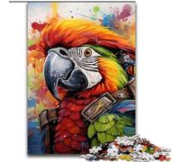 Puzzle 1000 Pieces Jigsaw Pirate Parrot Puzzles for Adults size : 50x75cm DIY Decoration, Brain Challenge, for Adult, Family