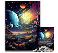 Puzzle 1000 Pieces Jigsaw Planet Color Landscape Jigsaw Puzzles for Adults Home Activity for Holidays Birthdays And Family Game Nights 1000 PCS(75x50cm)