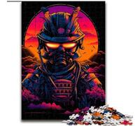 Puzzle 1000 Pieces Jigsaw Samurai Vivid Color Made of Wood, Skill Level Beginner, Great for Birthday 50x75cm Adult & Family Activity, DIY Home Decor Gift