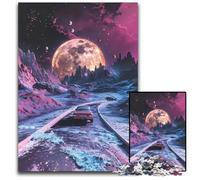 Puzzle 1000 Pieces Jigsaw Starlit DriveChallenging Puzzles Creative Family Game Home Decor for Teenagers 1000 PCS(38x26cm)