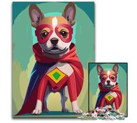 Puzzle 1000 Pieces Jigsaw Super DogPaper Jigsaw Challenging Brain Teaser for Teenagers Family Game Night Fun 1000 PCS(38x26cm)