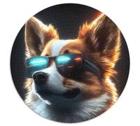 Puzzle 1000 Pieces Jigsaw The Styler Corgi Dog Puzzles for Adults Family Interaction & Brain Challenge, Family Activity Challenge (67.5x67.5cm)