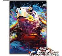 Puzzle 1000 Pieces Jigsaw Turtle Jigsaw Puzzles size50x75cm Fun at Home Activities, Birthday Present, Travel Gifts