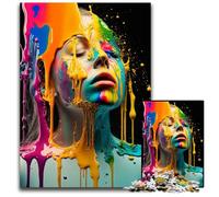 Puzzle 1000 Pieces Jigsaw Woman A Splash of Emotion Puzzles for Adults Perfect for Family Fun on Christmas Thanksgiving Birthdays & Easter 1000 PCS(75x50cm)