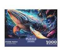 Puzzle 1000 Pieces Kunpeng Challenge Games Shoal of Fish Fully Interlocking for Impossible Puzzles Adults And Kids 38x26cm/1000pcs