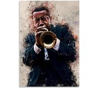 Puzzle 1000 pieces Louis Armstrong Poster Paper Adult Toy Decompression Game 38x26CM