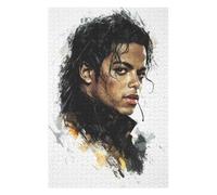 Puzzle 1000 Pieces M J Rock Singer Classic Adult Puzzles DIY Kit Wooden Toy Unique Gift Modern Home Decor-38x52cm