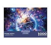 Puzzle 1000 Pieces Milky Way Galaxy Brainteasing Alien 100% Recycled Cardboard Home Decoration Adults And Kids Age 12 Years Up 38x26cm/1000pcs