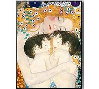 Puzzle 1000 Pieces Mother Love ins Baby Gustav Klimt Replica Poster Paper Adult Toy Decompression Game 50x70cm