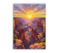 Puzzle 1000 Pieces Narrows Down to Canyon National Park at Sunset Loop Family Interactive Fun Puzzle Home Decoration