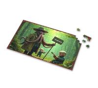 Puzzle 1000 Pieces Octopus Explorer Guides Little Musicians In Enchanted Forest Picture Puzzle Toys & Games Toys For Ages 8-13(1000PCS)