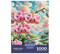 Puzzle 1000 Pieces Orchid Brainteasing Natural Wonders 100% Recycled Cardboard Home Decoration for Adults Jigsaw 70x50cm/1000pcs