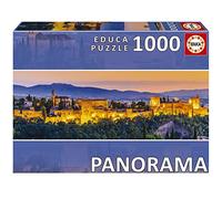 Puzzle 1000 pièces panoramique : L'Alhambra, Grenade