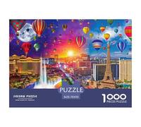 Puzzle 1000 Pieces Paris Brainteasing Urban Landscape Fully Interlocking Educational Games Adults And Kids Age 12 Years Up 70x50cm/1000pcs