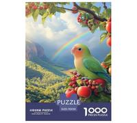 Puzzle 1000 Pieces Parrot Challenge Games Cute Little Bird Fully Interlocking for Impossible Puzzles Adults And Kids 70x50cm/1000pcs