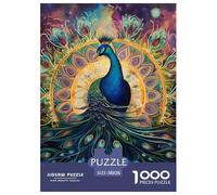 Puzzle 1000 Pieces Peacock Brainteasing The Eyes Of Truth 100% Recycled Cardboard for Impossible Puzzles Puzzles for Adults 38x26cm/1000pcs