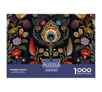 Puzzle 1000 Pieces Peacock Brainteasing The Eyes Of Truth Randomly Shaped Pieces Home Decoration Adults And Kids Age 12 Years Up 70x50cm/1000pcs