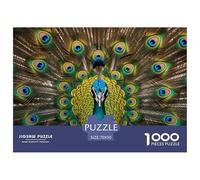Puzzle 1000 Pieces Peacock Challenge Games The Eyes Of Truth 100% Recycled Cardboard for Impossible Puzzles Adults And Kids Age 12 Years Up 70x50cm/1000pcs