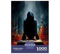 Puzzle 1000 Pièces Pour Adultes The Oath Beneath The Veil - The Kneeling Figure Before The Stone Casse-tête Pour Adultes - Décoration Parfaite - Cadeaux D'anniversaire Et Cadeaux Uniques 38x26cm/1000p