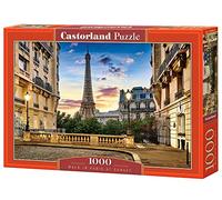 Puzzle 1000 pièces : Promenade dans Paris au coucher du soleil