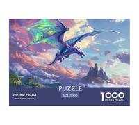 Puzzle 1000 Pieces Pterosaur Brainteasing Enchanted Lands Fully Interlocking Educational Games Adults And Kids Age 12 Years Up 70x50cm/1000pcs