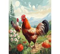Puzzle 1000 pieces, puzzles for adults, chicken nature, a challenging puzzle, puzzle games for the whole for adults and children50x70cm