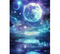 Puzzle 1000 pieces, puzzles for adults fantasy moon, a challenging puzzle, puzzle games for the whole for adults and children38x52cm