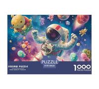 Puzzle 1000 Pieces Rainbow Kingdom Challenge Games Fantasy Astronaut 100% Recycled Cardboard Educational Games Adults And Kids 38x26cm/1000pcs