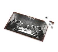 Puzzle 1000 Pieces Seven Men Gather Around A Table, Engrossed In Deep Discussion Picture Puzzle Toys & Games Toys For Ages 8-13(300PCS)