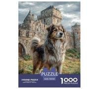 Puzzle 1000 Pieces Shetland Sheepdog Large Dog - Challenging & Brainteasing Decoration for Adults & Kids | 70x50cm/1000pcs