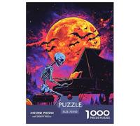 Puzzle 1000 Pieces Skull Challenge Games Cool Bones 100% Recycled Cardboard Educational Games Adults And Kids Age 12 Years Up 70x50cm/1000pcs