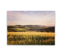 Puzzle 1000 Pieces Stunning Pastoral Landscape Captured at Golden Colorful Home Decoration New Upgraded Gifts