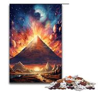 Puzzle 1000 Pieces The Colorful Psychedelia of Egypt’s Space Desert Jigsaw for Adults Wooden Educational Game Challenge Toy 75x50cm