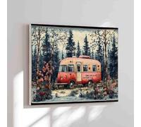 Puzzle 1000 Pieces This is a Retro Style in Pink and Red Parent-Child Family Leisure Entertainment Fun Interactive Exquisite Wooden Gift