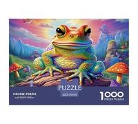 Puzzle 1000 Pieces Toad Brainteasing Strange Mushrooms 100% Recycled Cardboard for Impossible Puzzles Puzzles for Adults 70x50cm/1000pcs