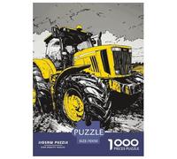 Puzzle 1000 Pieces Tractor Brainteasing Agricultural Vehicles 100% Recycled Cardboard Educational Games Puzzles for Adults 70x50cm/1000pcs