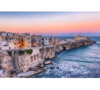 Puzzle 1000 pieces Vieste is a picturesque town on the east coast of Italy 70x50CM