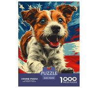 Puzzle 1000 Pieces Westie Brainteasing Cute Animals 100% Recycled Cardboard for Impossible Puzzles Adults And Kids 70x50cm/1000pcs