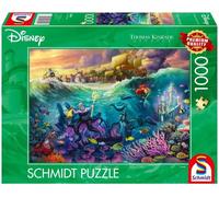 Puzzle 1000 PQ T. Kinkade Mała Syrenka i Urszula Disney 113670 - Schmidt Spi...